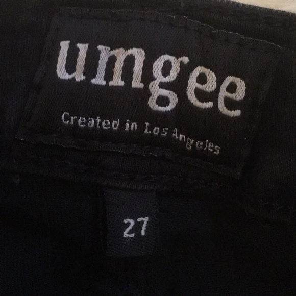Umgee black raw hem skinny jeans - Picture 6 of 8